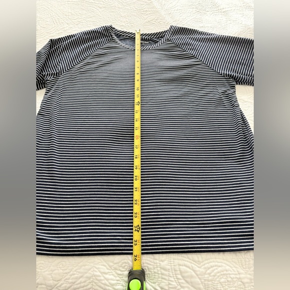 LANDS END PJs NAVY AND WHITE STRIPES PAJAMA SET, MEDIUM, SO SOFT, WOMENS - Picture 6 of 8